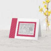 Vorlage für Foto-Mitteilungskarten (Gelbe Blume)