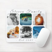 Vorlage für Foto-Name-Skript personalisiert 6 Mousepad (Mit Mouse)