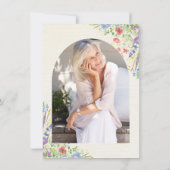 Vorlage für Foto-Rentenkarte bei freilebenden Blum (Rückseite)