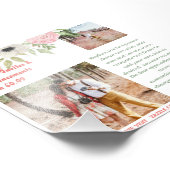 Vorlage für Foto-Textvorlage für korallrosa Blume Fotodruck (Ecke)