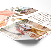 Vorlage für Foto-Textvorlage für korallrosa Blume Fotodruck (Ecke)