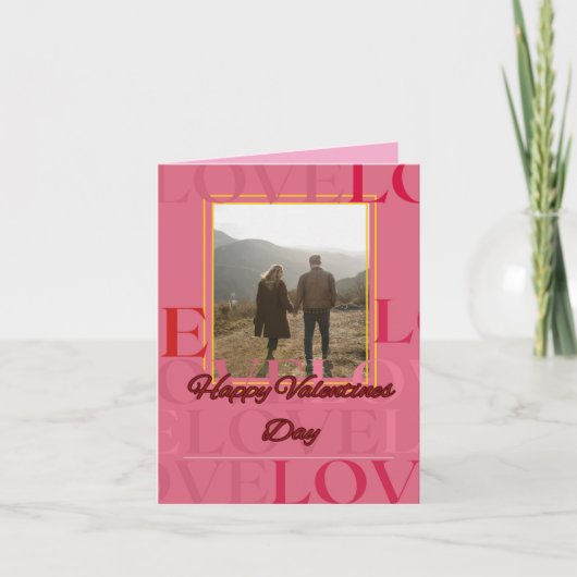 Vorlage für Foto-Valentinstag (Vorderseite)