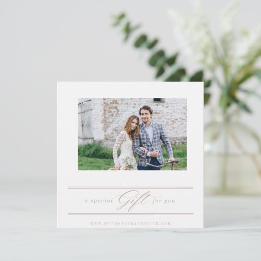 Vorlage für Fotogeschenk (Stehend Vorderseite)