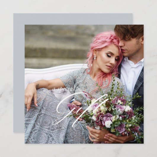 Vorlage für Fotogeschenkgutscheine (Vorne/Hinten)