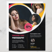 Vorlage für Fotografieren von Flyern (Vorne/Hinten)