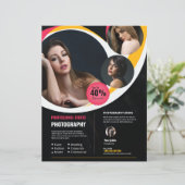 Vorlage für Fotografieren von Flyern (Stehend Vorderseite)