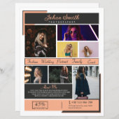 Vorlage für Fotografieren von Flyern (Vorne/Hinten)