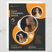 Vorlage für Fotografieren von Flyern (Vorne/Hinten)