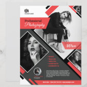 Vorlage für fotografische Flyer (Vorne/Hinten)