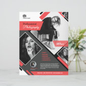 Vorlage für fotografische Flyer (Stehend Vorderseite)