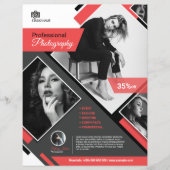 Vorlage für fotografische Flyer (Vorderseite)