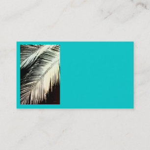 Vorlage für Fotos der tropischen Palm-Visitenkarte Visitenkarte