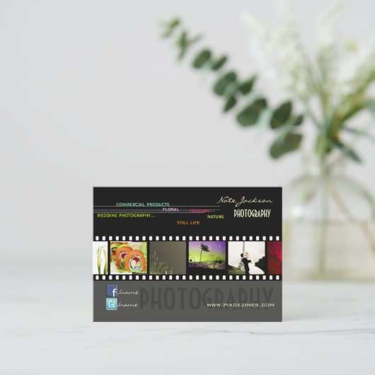 Vorlage für Fotos der WertpapierVisitenkarten/DIY- Visitenkarte (Stehend Vorderseite)