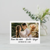 Vorlage für Fotos Save the Date (Stehend vorne)