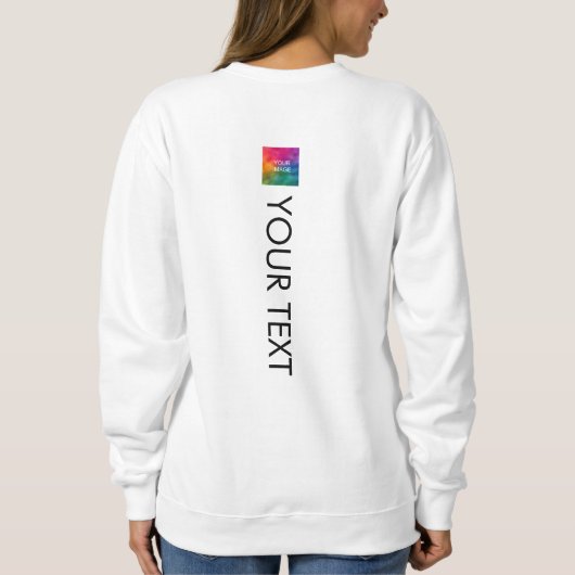 Vorlage für Front- und Back-Print - Modern Sweatshirt (Rückseite)