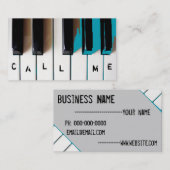 Vorlage für Fun Music Business Card Visitenkarte (Vorne/Hinten)
