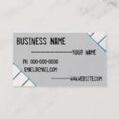 Vorlage für Fun Music Business Card Visitenkarte (Rückseite)