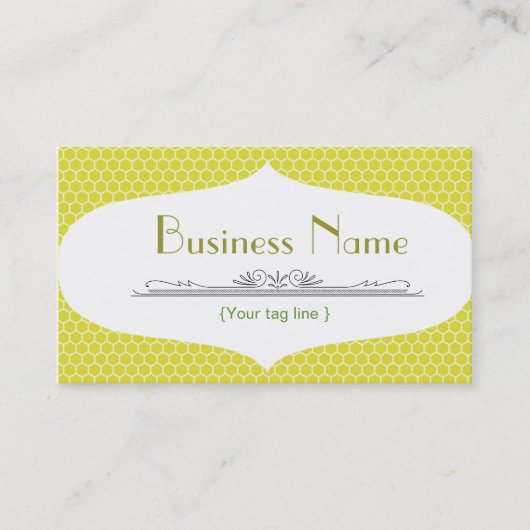 Vorlage für Funky Bee Business Card Visitenkarte (Vorderseite)