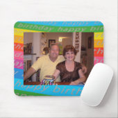 Vorlage für Geburtstagsfotos Mousepad (Mit Mouse)