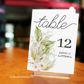 Vorlage für geflochtene delikate Pampas-Tischnumme