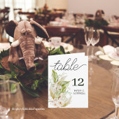 Vorlage für geflochtene delikate Pampas-Tischnumme