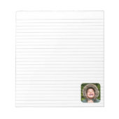 Vorlage für geflochtene Notepad-Fotovorlage Notizblock (Vorderseite)