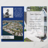 Vorlage für geklappte Broschüre für Real Anwesen F (Vorne)