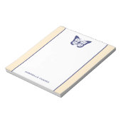 Vorlage für gelbe und Lila Notepad Notizblock (Rotiert)