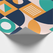 Vorlage für geometrische Farbzusammensetzung mit a Geschenkpapier (Ecke)