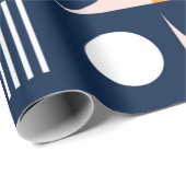 Vorlage für geometrische Farbzusammensetzung mit a Geschenkpapier (Rolleneckpunkt)