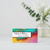 Vorlage für Geschäftskarten für das benutzerdefini Visitenkarte (Stehend Vorderseite)