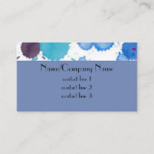 Vorlage für Geschäftskarten für das benutzerdefini Visitenkarte (Rückseite)