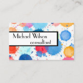 Vorlage für Geschäftskarten für das benutzerdefini Visitenkarte (Vorderseite)