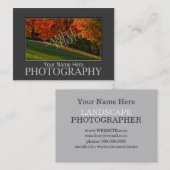 Vorlage für Geschäftskarten für Fotografie Visitenkarte (Vorne/Hinten)