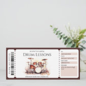 Vorlage für Geschenkgutachten für überraschende Tr (Stehend Vorderseite)