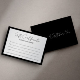 Vorlage für Geschenkgutachten individuell anpassba