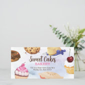 Vorlage für Geschenkgutscheine für Desserts (Stehend Vorderseite)