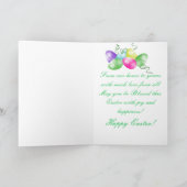 Vorlage für glückliche Osterfotos (Innenseite)