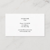 Vorlage für Gold-Luxus-Visitenkarten Visitenkarte (Rückseite)