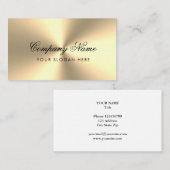 Vorlage für Gold-Luxus-Visitenkarten Visitenkarte (Vorne/Hinten)