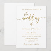 Vorlage für Gold- und Weißhochzeiten (Vorne/Hinten)