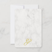 Vorlage für goldhandgeschriebenen Namen Elegante M (Rückseite)