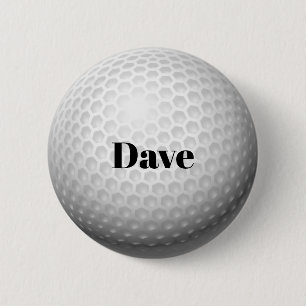 Vorlage für Golf-Ball, benutzerdefinierbar, Button