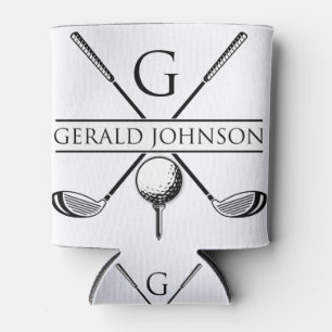 Vorlage für Golf Design Monogram Dosenkühler