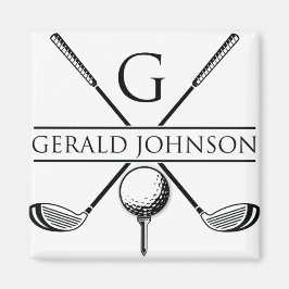 Vorlage für Golf Design Monogram Magnet