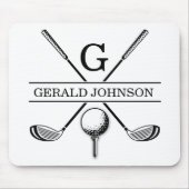 Vorlage für Golf Design Monogram-Maus Mousepad (Vorne)