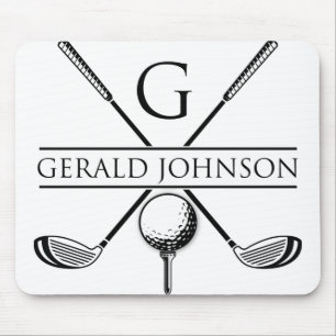 Vorlage für Golf Design Monogram Mousepad