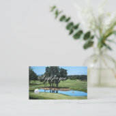 Vorlage für Golf-Geschenkgutscheine Rabattkarte (Stehend Vorderseite)