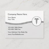 Vorlage für große medizinische Terminals Visitenkarte (Vorderseite)