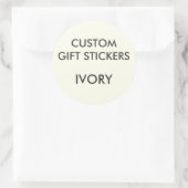 Vorlage für Großgeschenkaufkleber für benutzerdefi Runder Aufkleber (Tasche)